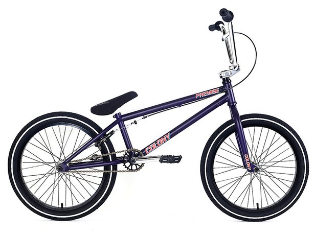 dark purple bmx bike