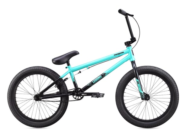 teal bmx bike