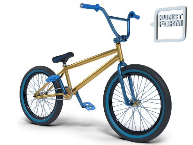 black and gold bmx