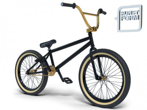 Black and gold hero Custom BMX Bike | kunstform BMX Shop & Mailorder ...