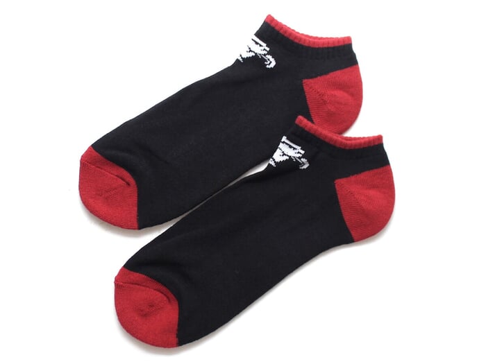 Animal Bikes "Crew Low" Socken - Black/Red