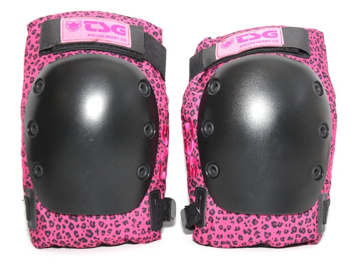 B-Ware - TSG "Roller Derby 2.0" Knieschoner - Leo / Pink