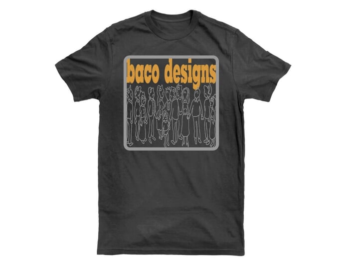 Baco "People" T-Shirt - Dark Gray