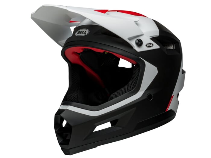 Bell "Sanction 2 DLX MIPS" Fullface Helm - Deft Matte Black/White 23