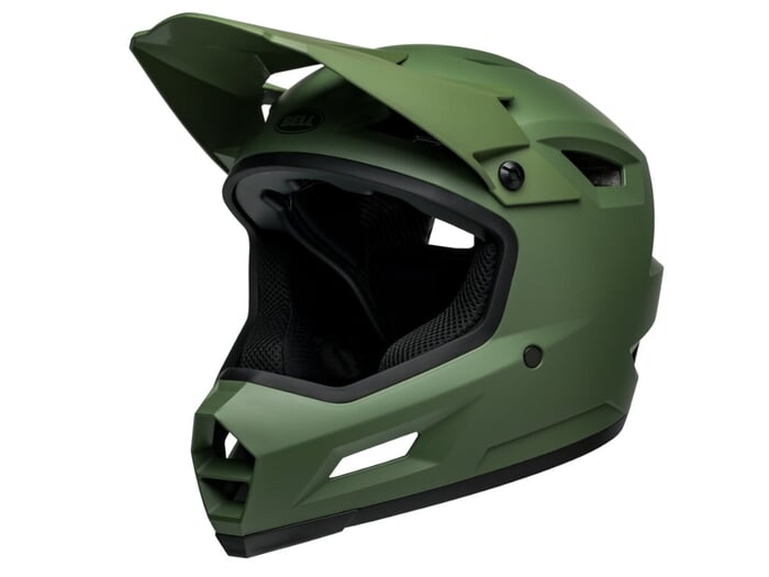 Bell "Sanction 2 DLX MIPS" Fullface Helmet - Matte Dark Green