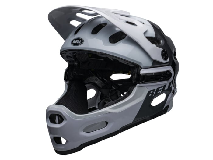 Bell "Super 3R MIPS" Fullface Helm - Matte Black/Gray