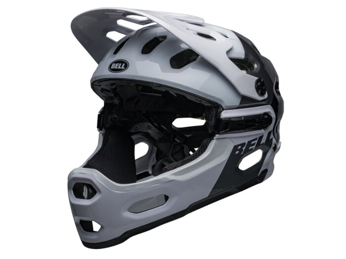 Bell "Super 3R MIPS" Fullface Helm - Matte White/Black