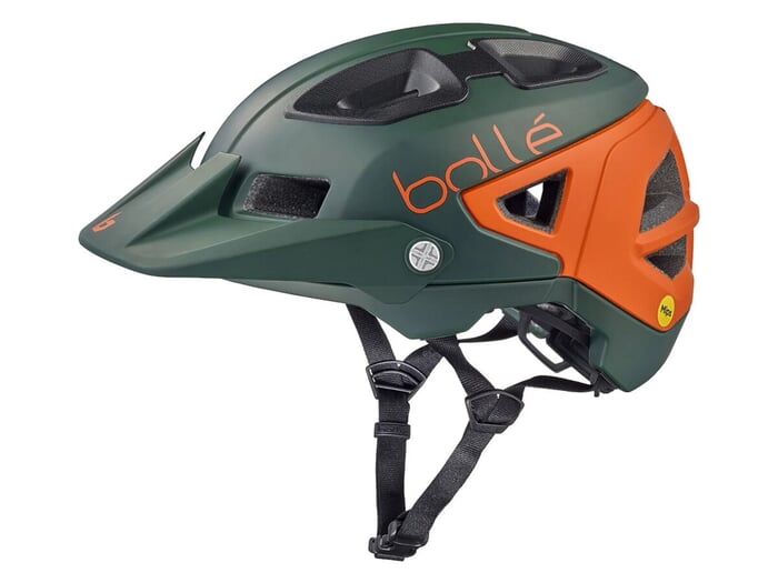 Bolle "Trackdown MIPS" MTB Helm - Green / Orange