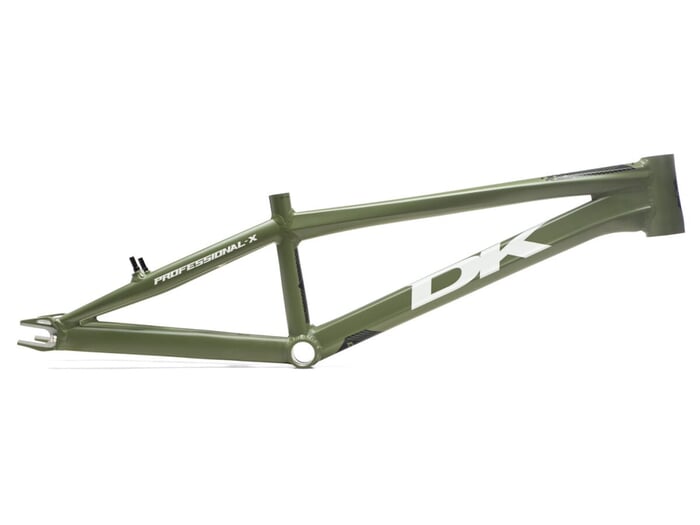 DK "Professional-X Cruiser" 2022 BMX Race Frame - Olive