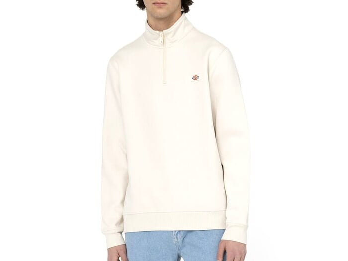 Dickies "Oakport Quarter Zip" Pullover - Whitecap Gray