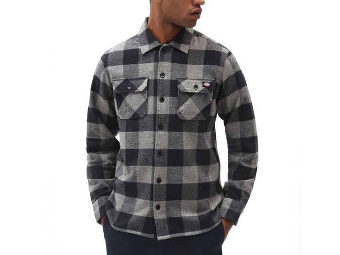 Dickies "Sacramento" Hemd - Grey Melange