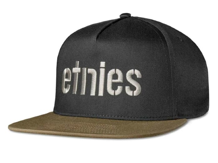 Etnies "Corp Snapback" Cap - Black/Brown