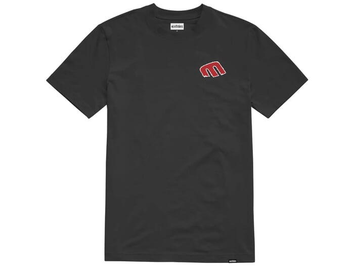 Etnies "Rebel E Tee" T-Shirt - Black/Red