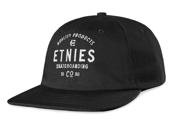 Etnies "Skate Co Strapback" Kappe - Black/White