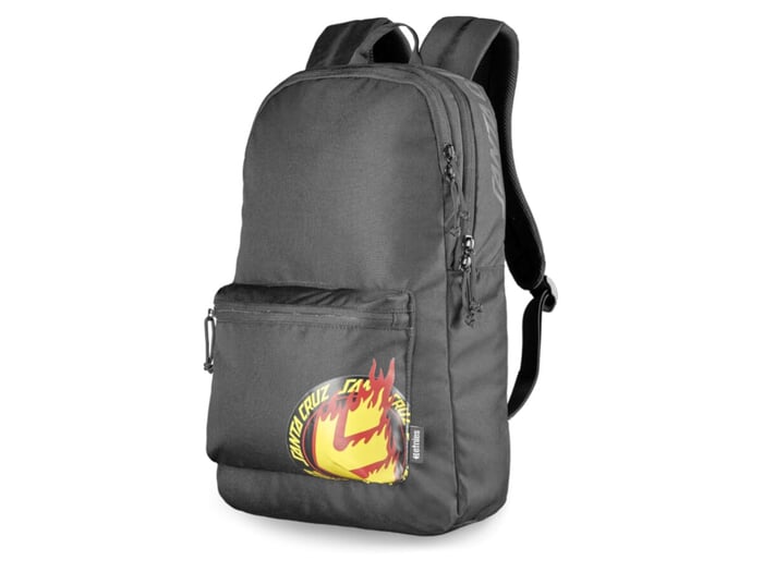 Etnies X Santa Cruz "Flame Fader" Backpack - Black