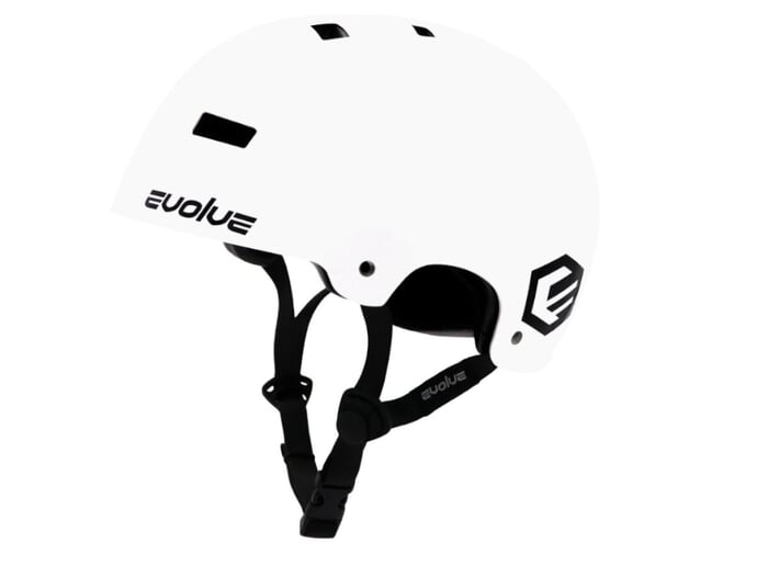 Evolve "Curb Evo" BMX Helm - Glossy White