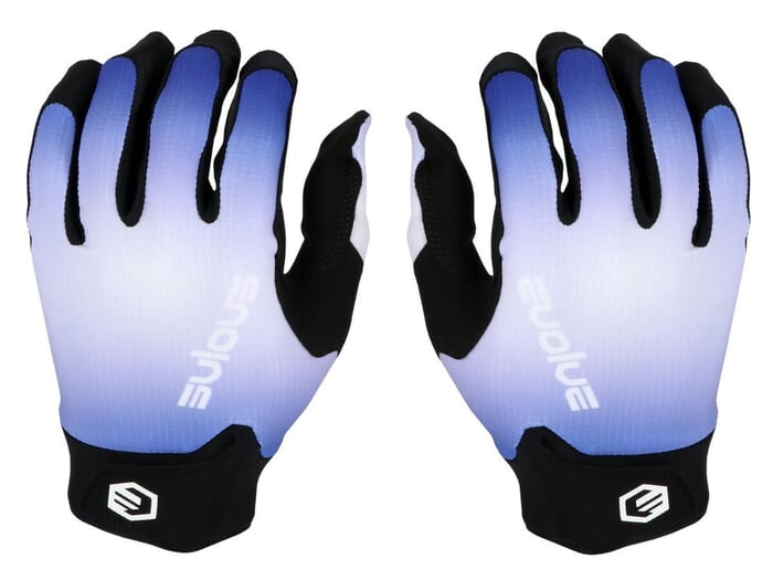 Evolve "SI2" Gloves - Fade Blue/White