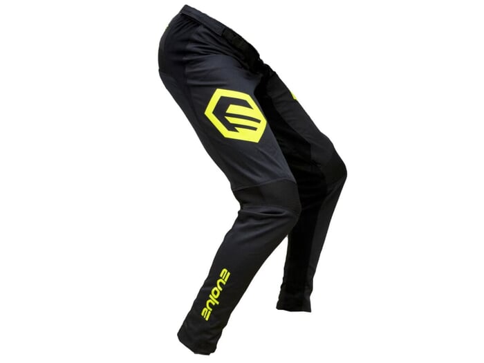 Evolve "Send It" BMX Race Hose - Black/Neon Yellow