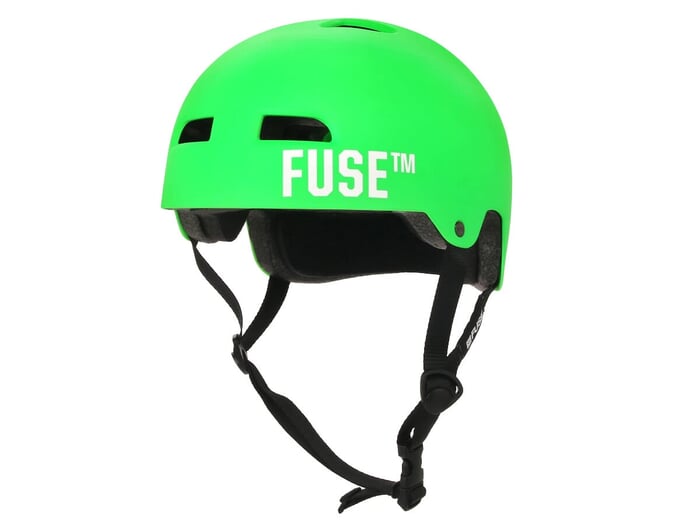 FUSE "Alpha" BMX Helm - Matt Neon Green