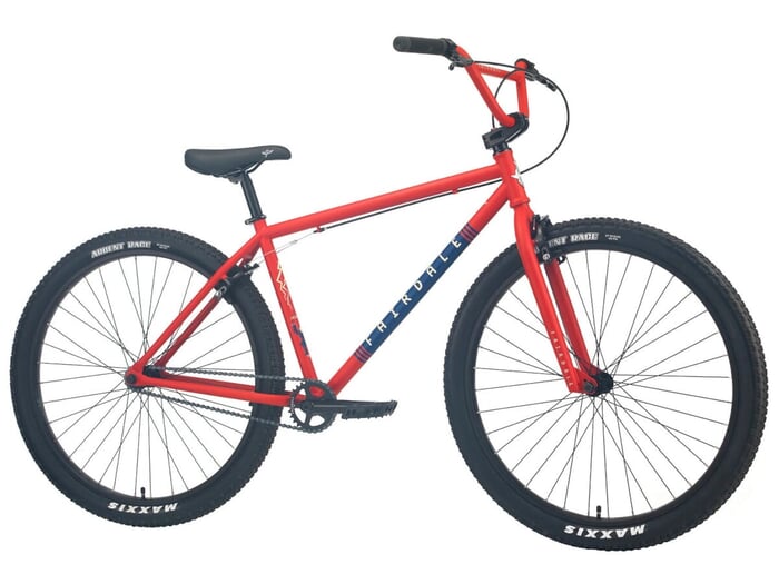 Fairdale "Taj 27.5" BMX Cruiser Bike - Matte Fire Engine Red | 27.5 Inch