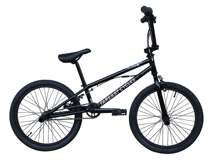 Fareast Cycles "Flatland" BMX Rad - Black | Freecoaster