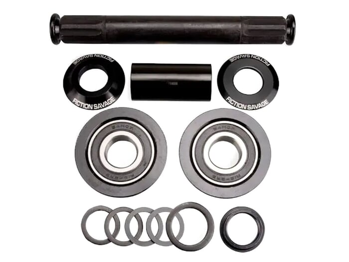 Fiction BMX "Savage US BB + Axle" Bottom Bracket Set