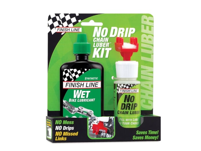 Finish Line "No Drip Chain Luber" Kombi Pack Wet Lube - 120ml