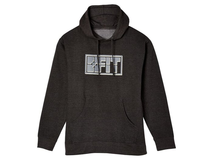 Fit Bike Co. "Scope" Hooded Pullover - Dark Grey