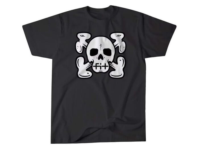 Fit Bike Co. "Skull" T-Shirt - Black