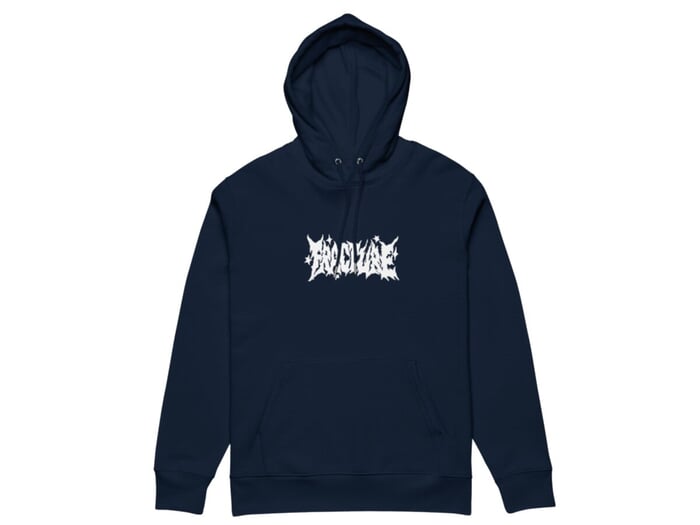 Fracture Hooded Pullover - Navy