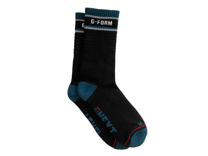 G-Form "Mid Calf" Socks - Black/Teal/Gray