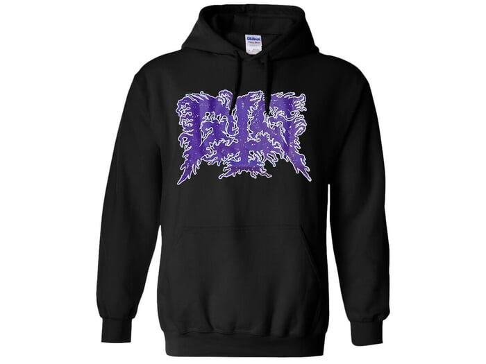 GTG Crew "Logo" Hooded Pullover - Black/Purple