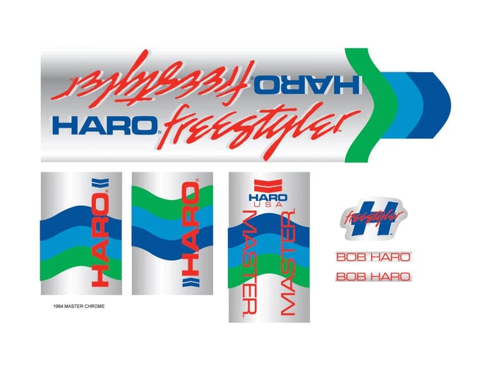 Haro Bikes “1984 Master” Sticker Set