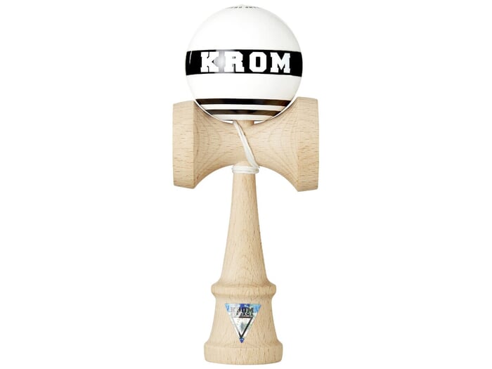 KROM Kendama "Strogo" Kendama - White