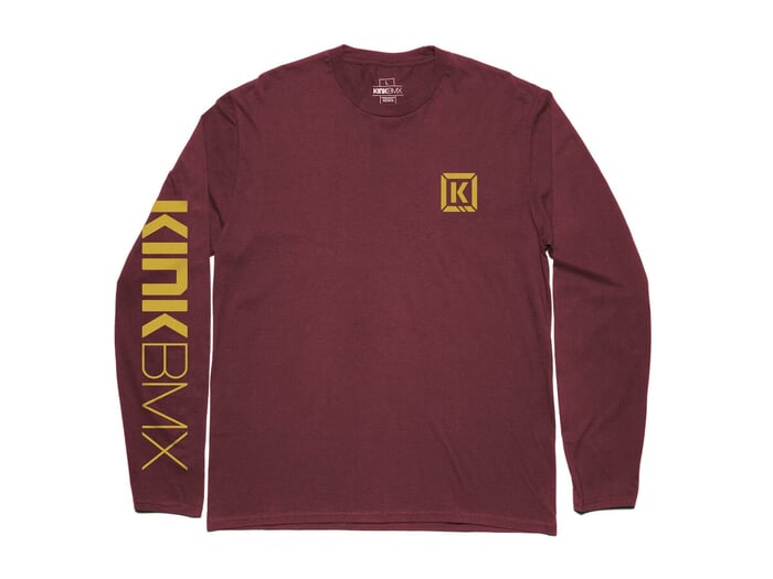 Kink Bikes "Branded" Longsleeve - Maroon