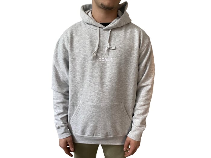 Looner Wear "Looner" Hooded Pullover - Grey