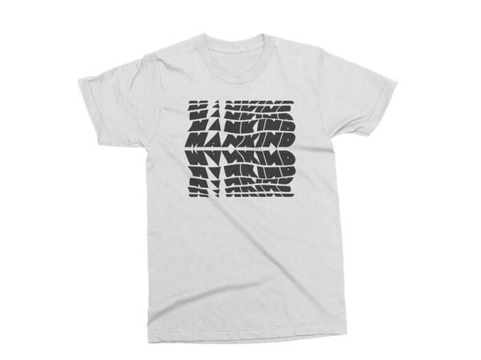 Mankind Bike Co. "Wave" T-Shirt - White