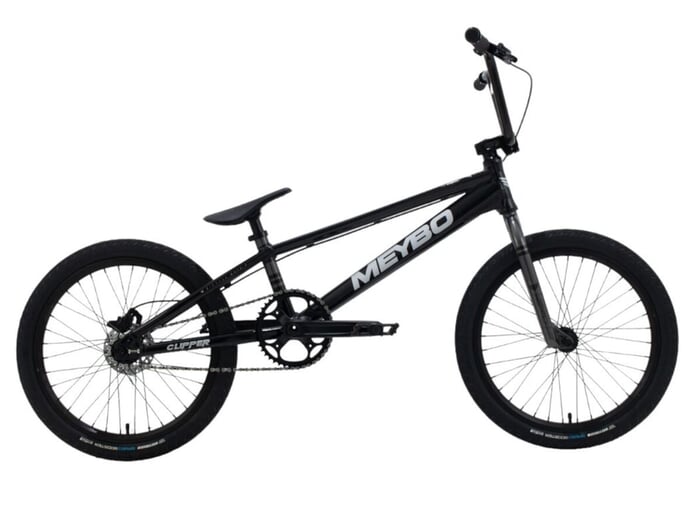 Meybo "Clipper Disc Pro XL" 2024 BMX Race Rad - Black/Dark Grey