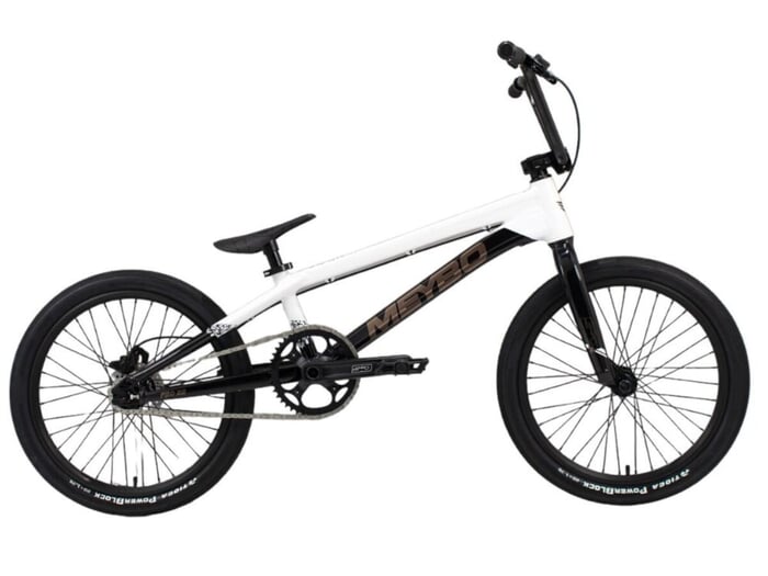 Meybo "Superclass Pro XL" 2024 BMX Race Rad - Black White Gold