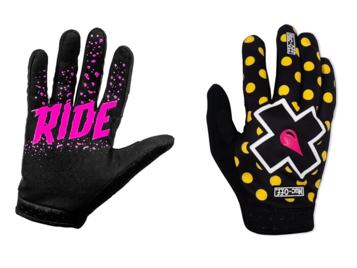 Muc-Off "MTB" Gloves - Yellow/Polka