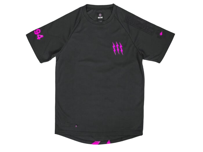 Muc-Off "Short Sleeve Riders" Jersey - Grey/Pink