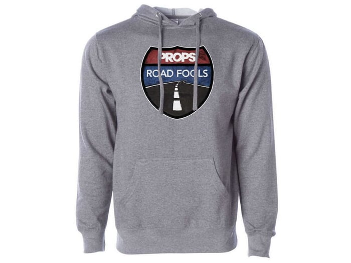 Props "Road Fools" Hooded Sweater Pullover - Light Gray