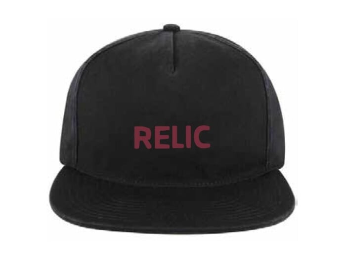 Relic BMX "Script 5 Panel" Cap - Black