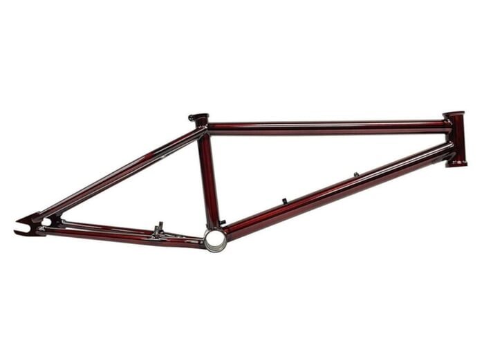 S&M Bikes "Credence CCR" BMX Rahmen - 14mm Transparent Rot