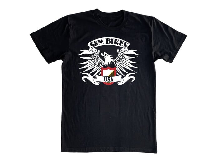 S&M Bikes "Eagle" T-Shirt - Black