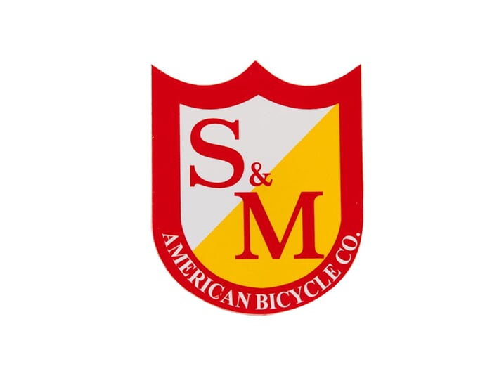 S&M Bikes "Small Shield" Sticker