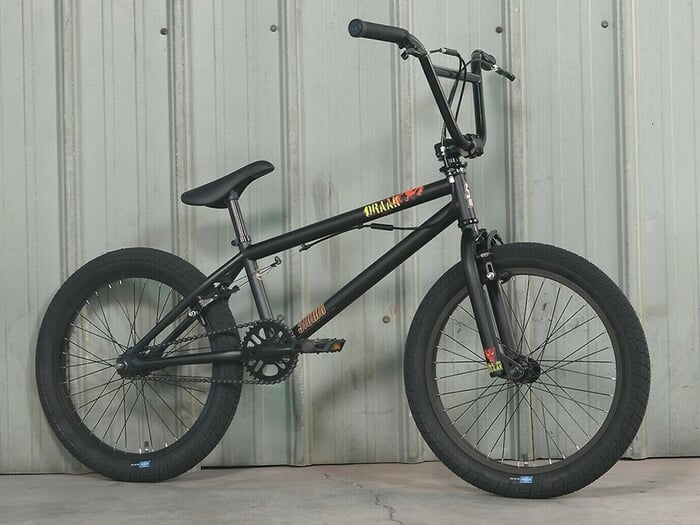 SIBMX "Draak FS-1" BMX Rad - Black/Black