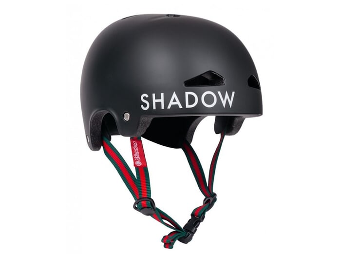 Shadow X Matt Ray "Featherweight In-Mold" BMX Helm - Matte Black