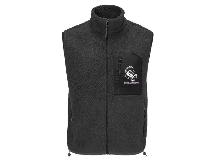 Skilldash "Wotrh The Trouble Fleece" Vest - Black