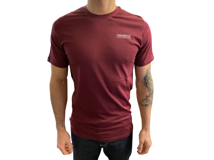 Stay Strong "Authentic Box" T-Shirt - Maroon